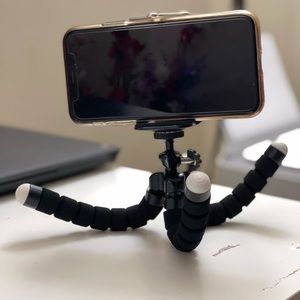 Mini Flexible Tripod with Phone Holder